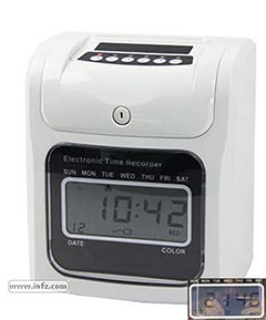 techco timeMAX  電子打咭鐘 打卡鐘 (雙色 , 6行)